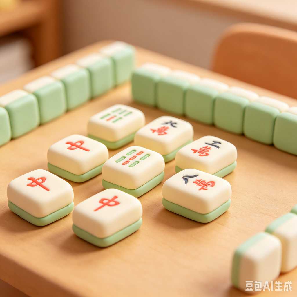 black crystal mahjong tiles