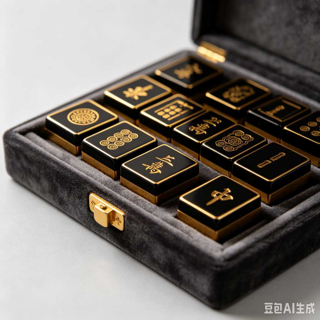 luggage portable mahjong tiles