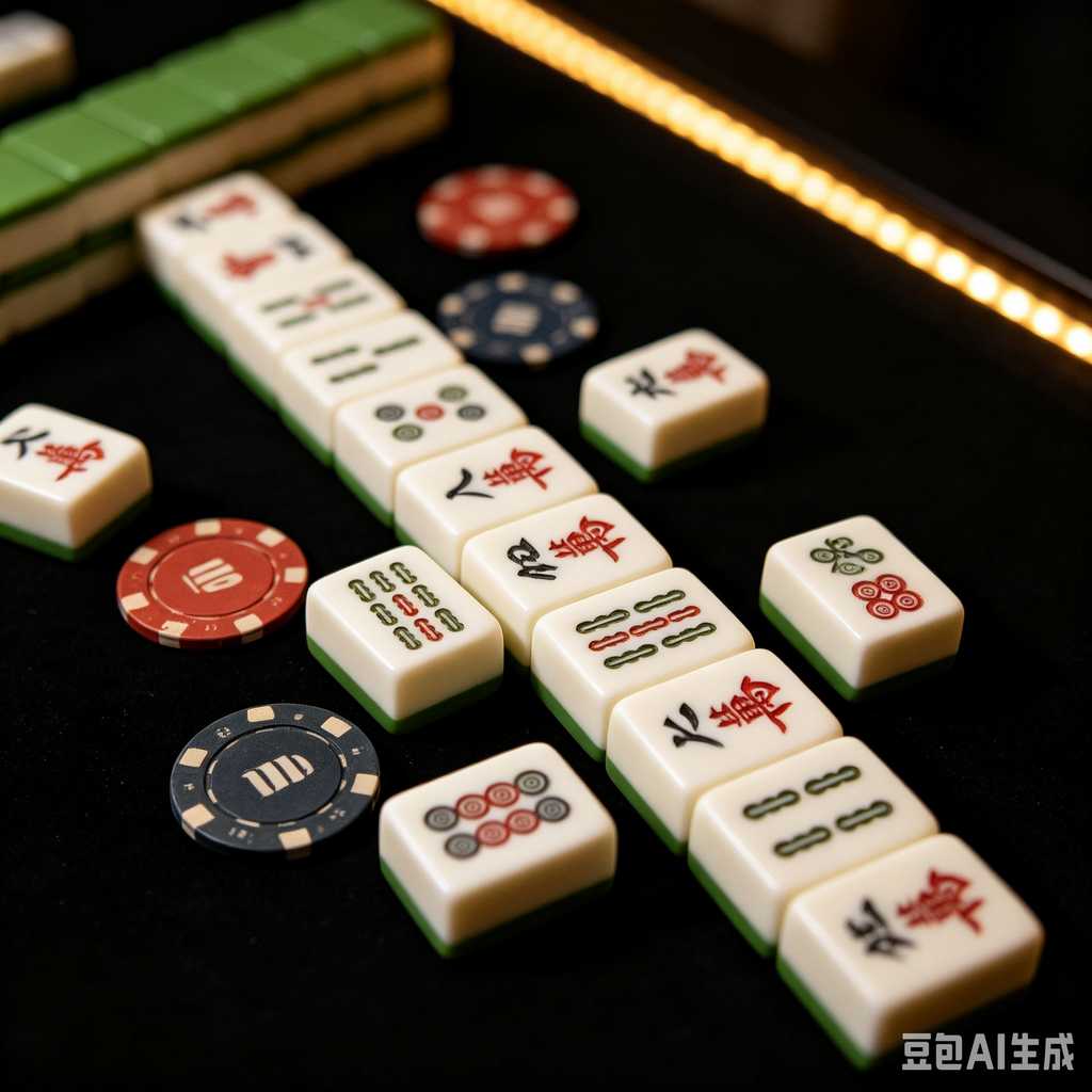 traditional oriental mahjong tiles